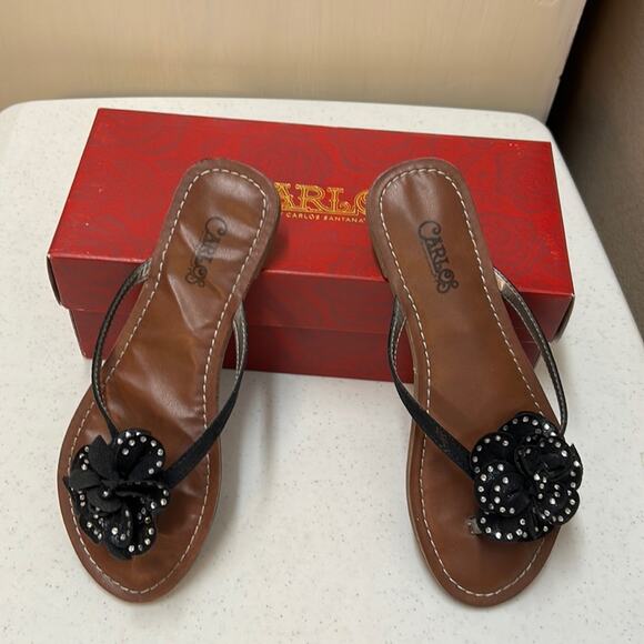 Carlos Santana Fleur Sandals - Picture 1 of 4